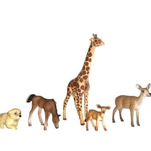 Toy animals 5 pieces